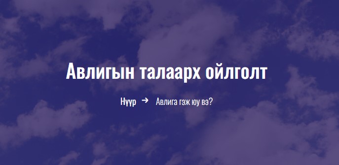Авлигын талаарх ойлголт